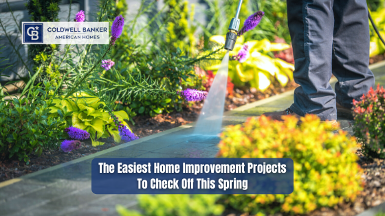 With the weather warming up, it's time to start thinking about home improvement projects again. Here are some you can complete easily.